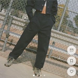 Melody Ehsani Workwear Pant in Midnight Blue, size Large